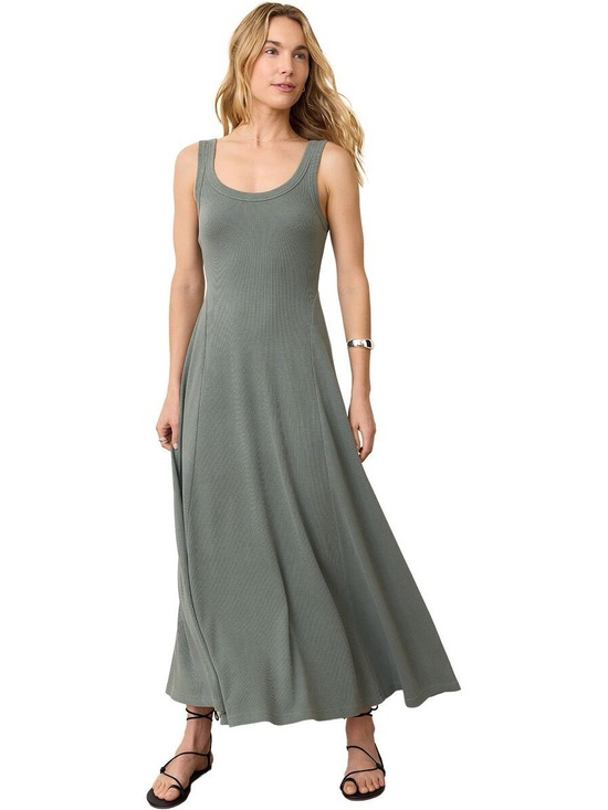 Marine Layer Dresses & Skirts - Marine Layer Ribbed Sage Maxi Tank Dress